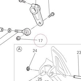 Nut, self-locking 74950041A
