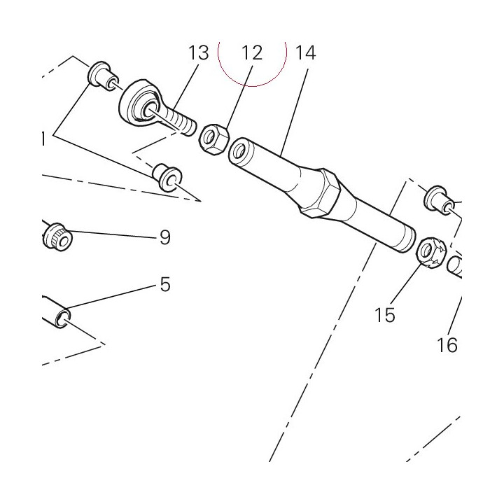 Nut M12X1 75010211A