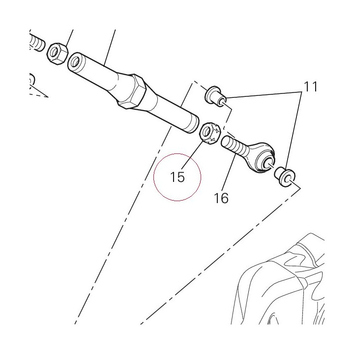 Nut M12X1 75010221A