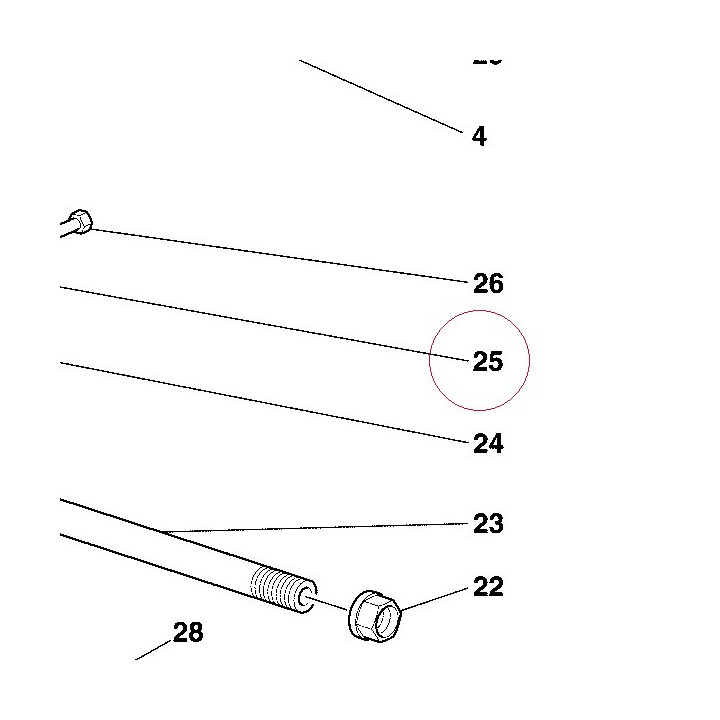 Nut M8 75010461A