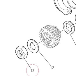 Nut M24X1 75010571A