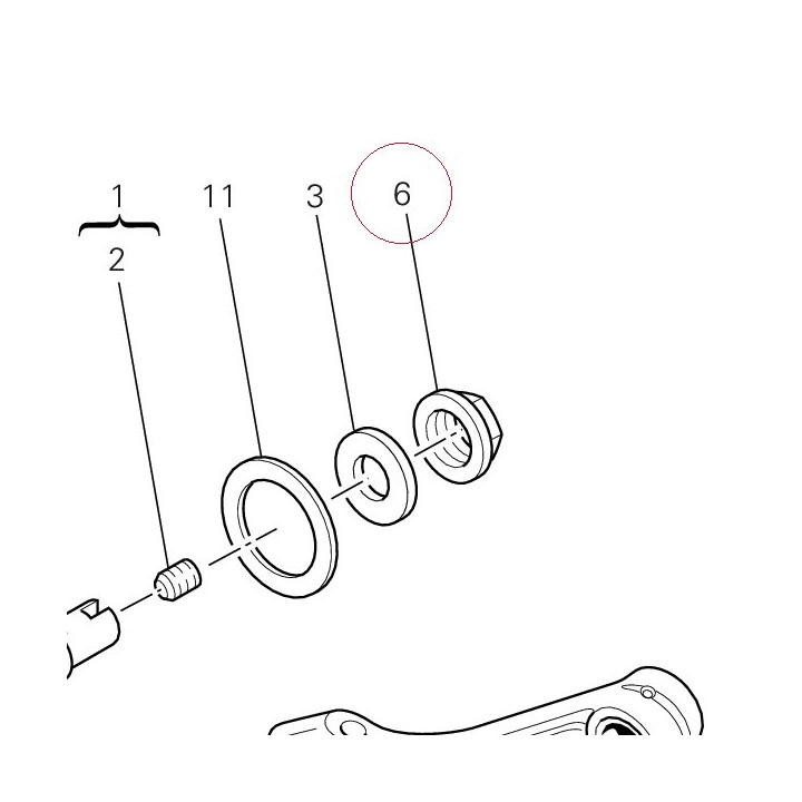 Nut, special 75010731A