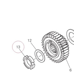 Ring nut 75011561A