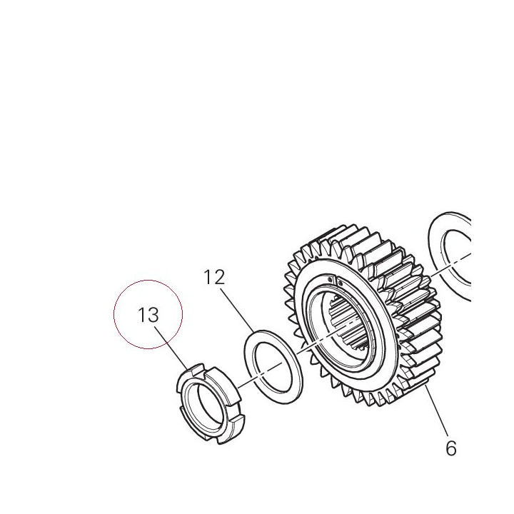 Ring nut 75011561A