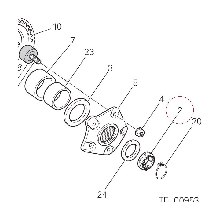 Nut 75011581AA