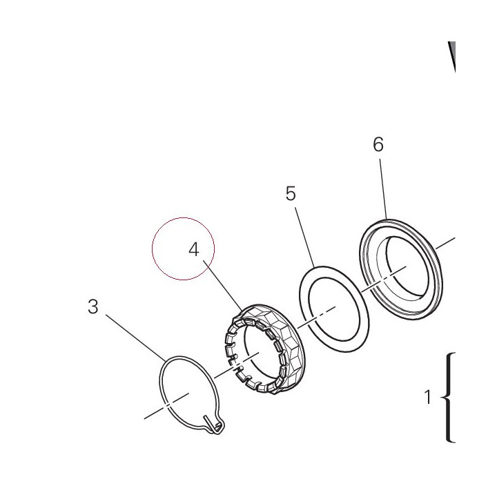 Nut, wheel axle M48X1.5 75011911AA