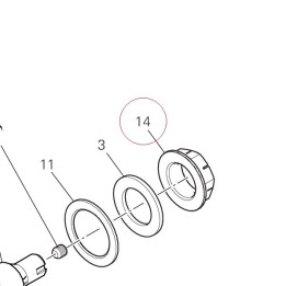 Nut, flange 75011971A