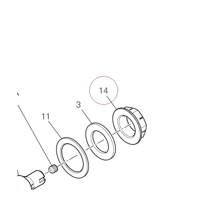 Nut, flange 75011971A