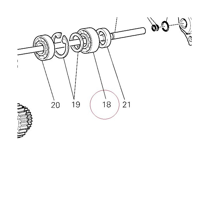 Ball bearing 6005 751132566