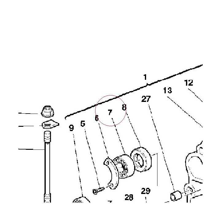 Ball bearing 6305 C3 751302566