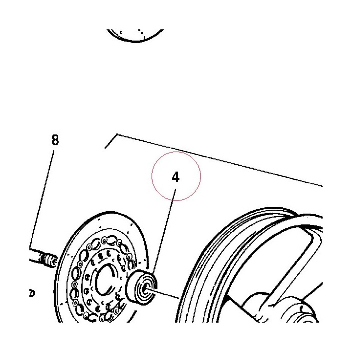 Ball bearing 6204 2RS 751612054