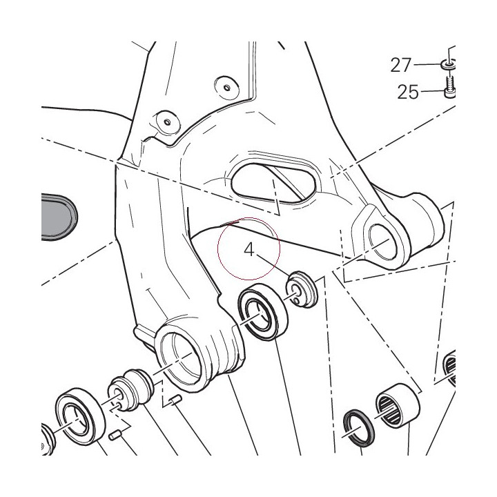 Inner spacer 75610312AA