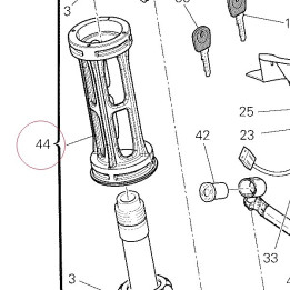 Steering eccentric nut 75620111A