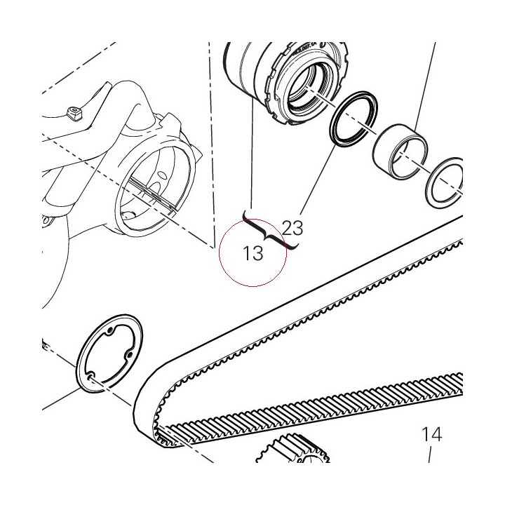 Hub, eccentric 75620481A