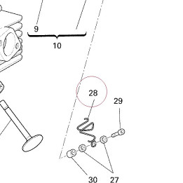 Hose guide 75810251A