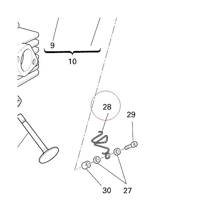 Hose guide 75810251A