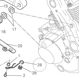 Hose guide ABS bottom 75810531A