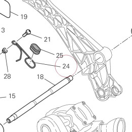 Hose guide ABS upper 75810551A