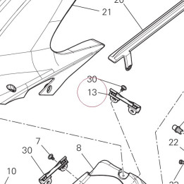 Hose guide 75810651A