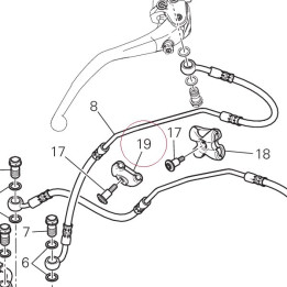 Hose guide ABS bottom 75810711A
