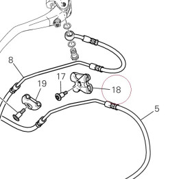 Hose guide ABS 75810721A