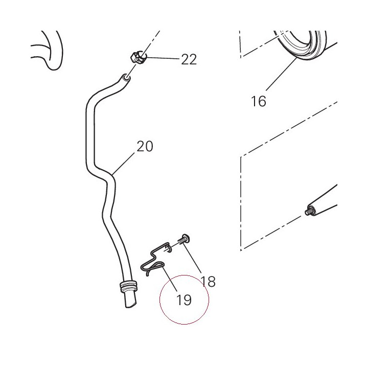 Hose guide 75810741A