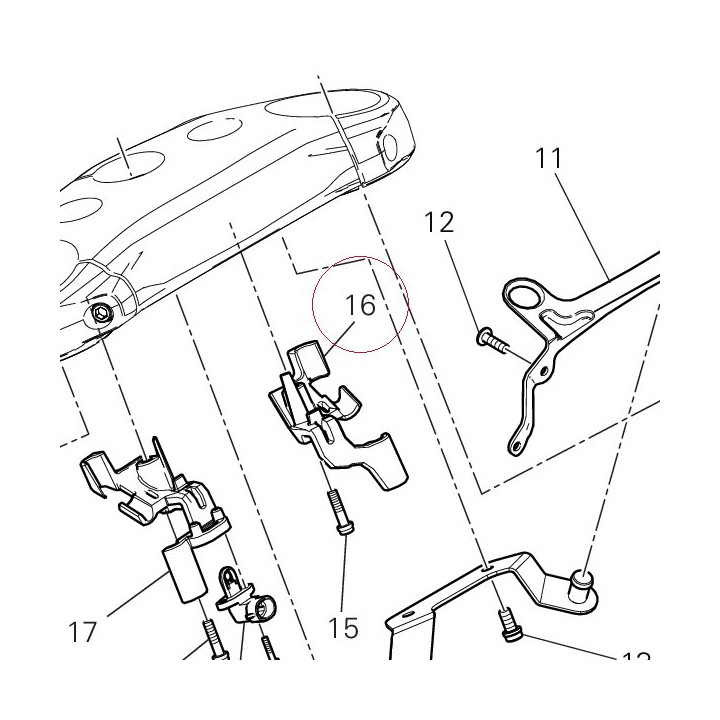 Hose guide 75811091A