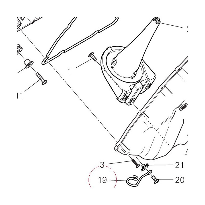 Hose guide 75811451A