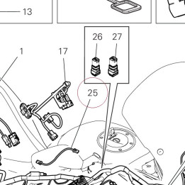 Extension, wire harness 75811631A