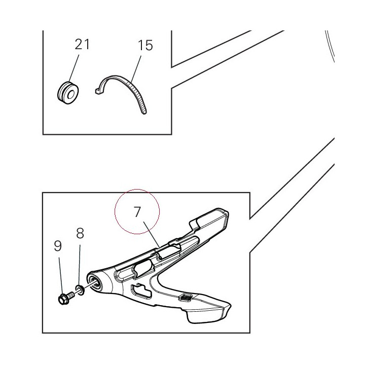 Wiring harness fairlead 75812762A