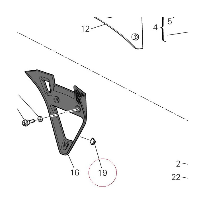 Clamp, wire 11 mm 75840181A