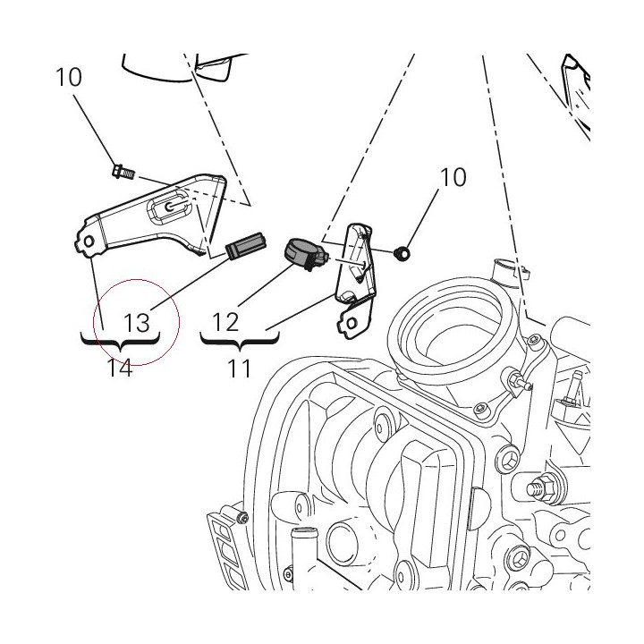 Hose guide 75840631A