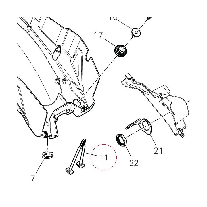 Rubber band, tools kit 75910311A