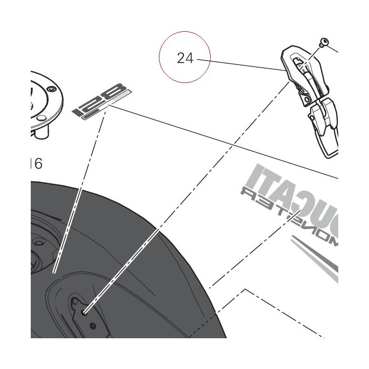 Lever 76040074B