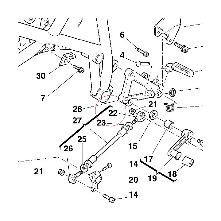 Ball joint, left 764010003