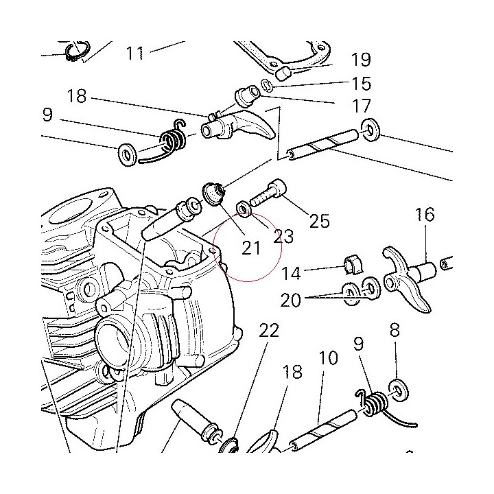 Seal valve stem 76410091A