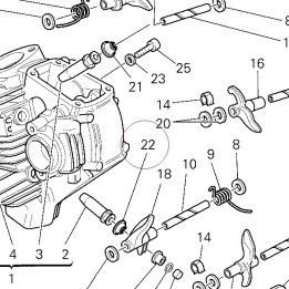 Seal valve stem 76410131A