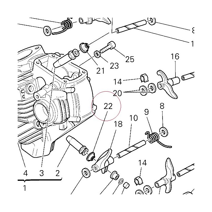 Seal valve stem 76410131A