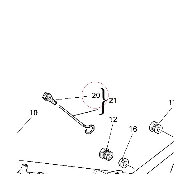 Push rod 76410151A