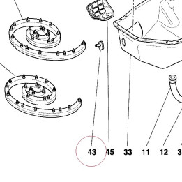 Fairlead rubber ring 76410271B