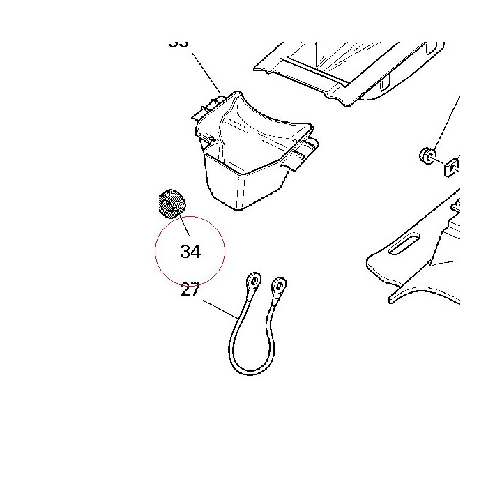 Rubber pad 76410371A
