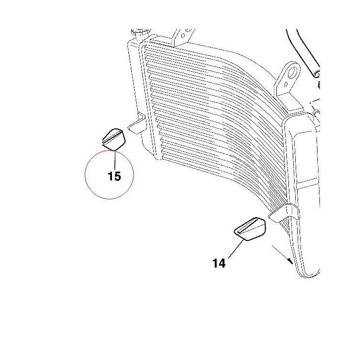 Seal, rear right 76410451A