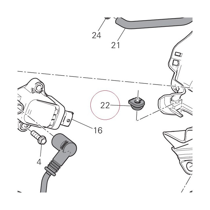 Hose guide 76410741A