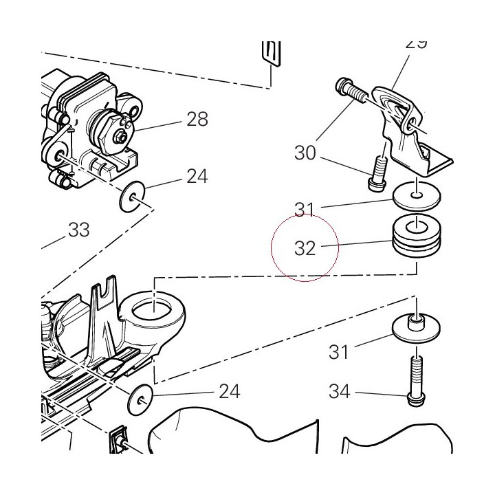 Vibration damper pad 76411421A