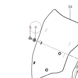Rubber pad 76411651A