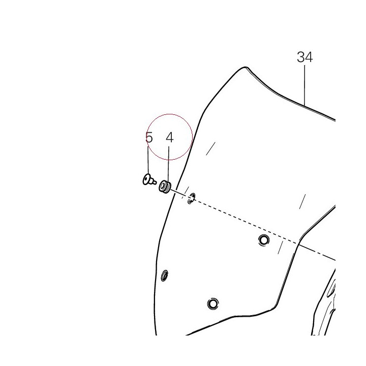 Rubber pad 76411651A