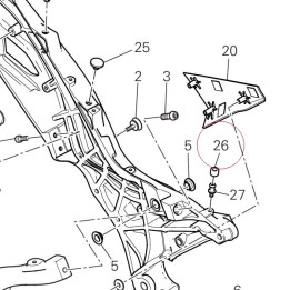 Rubber pad 76412071A