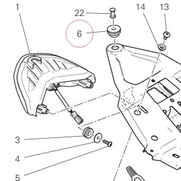 Vibration damper pad 76412091A