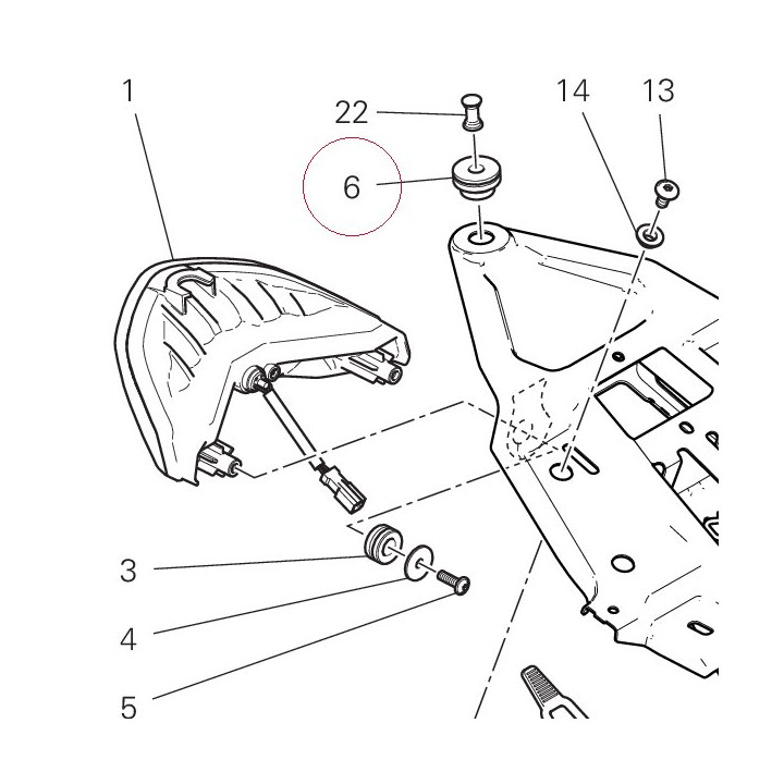 Vibration damper pad 76412091A