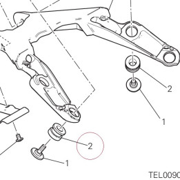 Rubber pad 76412241A